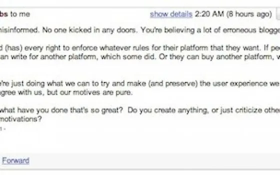 Porno, prototipi, Flash e approvazioni: un blogger litiga con Steve Jobs