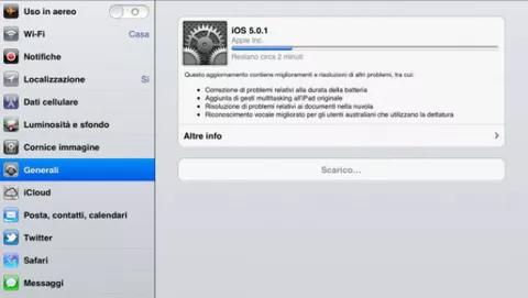 Apple rilascia iOS 5.0.1 per risolvere i problemi dell'iPhone 4S