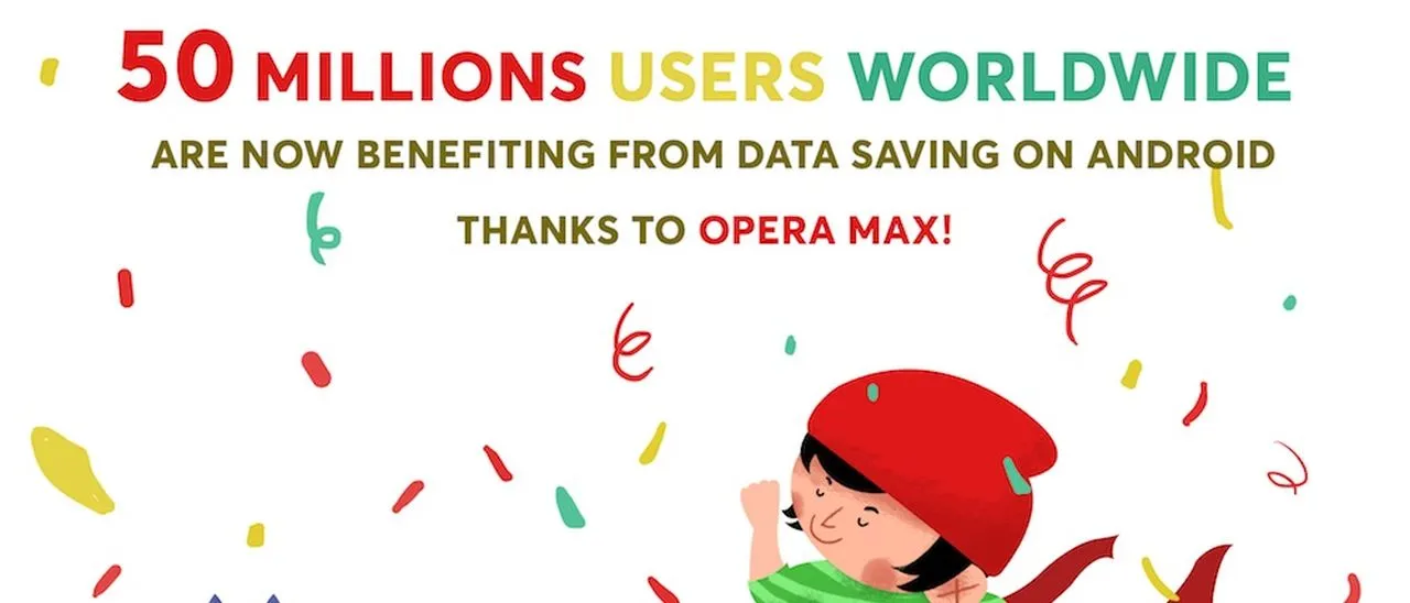 Opera Max raggiunge i 50 milioni di utenti