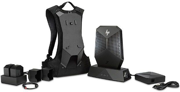 Lo zaino HP Z VR Backpack G1 Workstation per la realtà virtuale