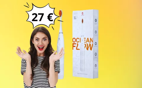 PREVIENI la CARIE con questo spazzolino elettrico OCLEAN: solo per OGGI a 27 euro!
