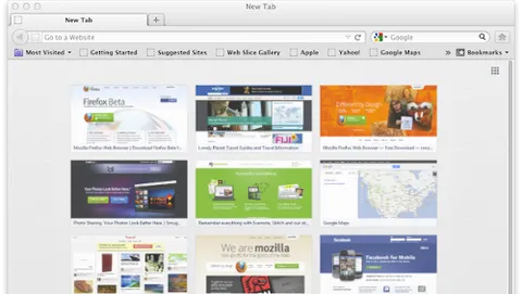 Firefox 13 e le thumbnail indiscrete