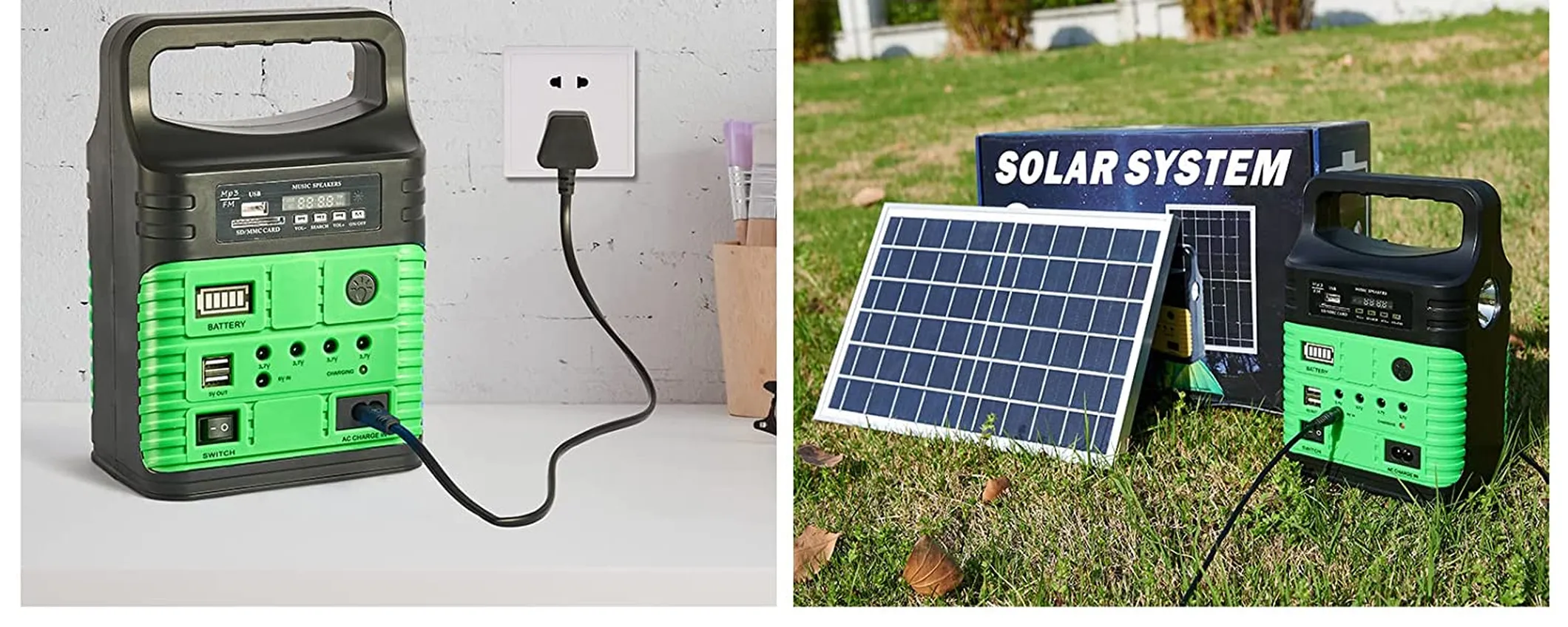 Mini centrale elettrica solare con radio: piccola spesa, grande risparmio