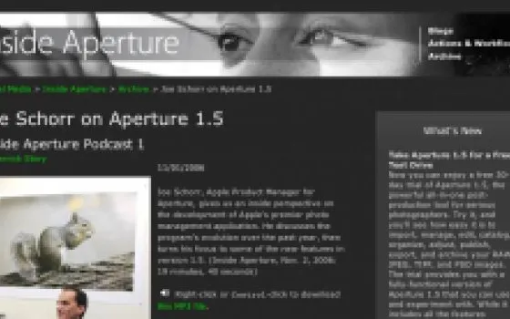 Un blog per Aperture