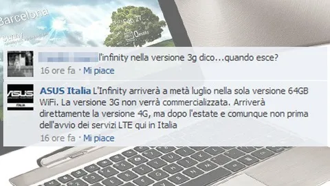 ASUS Transformer Pad Infinity, conferme sull'uscita