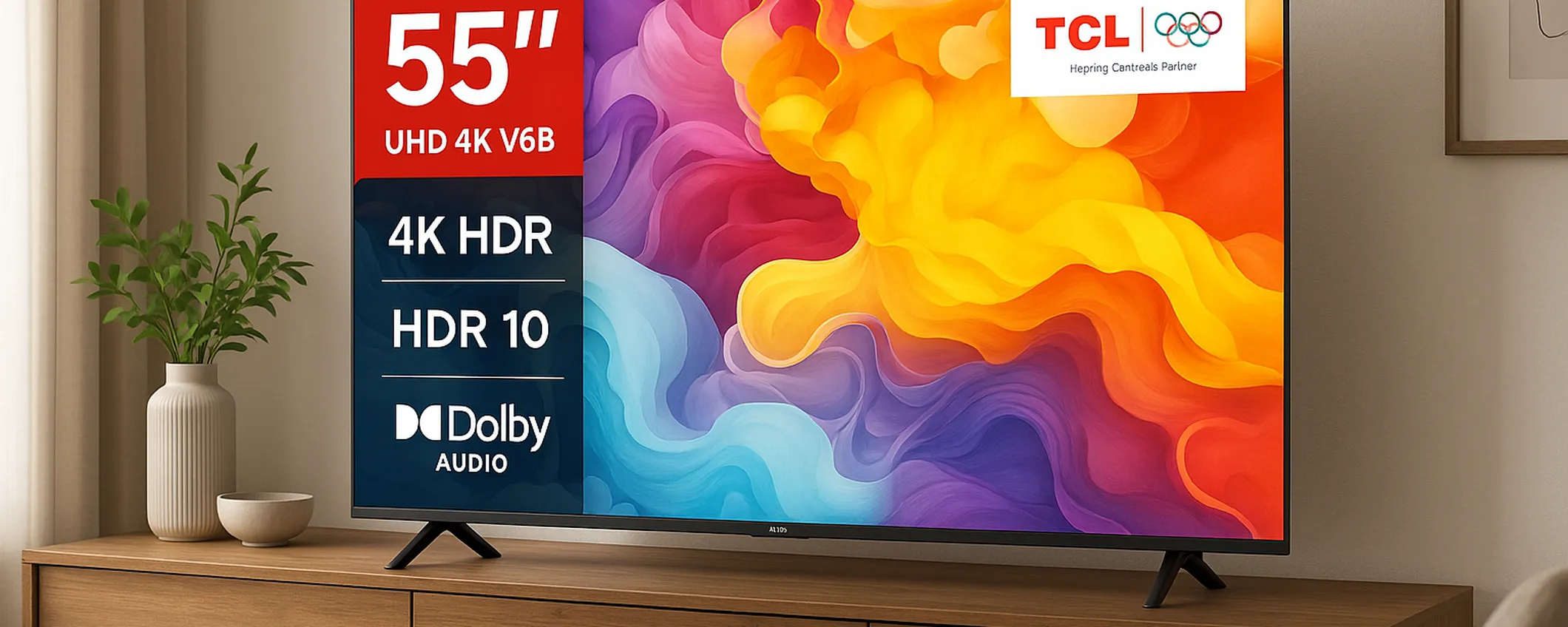 Vivi il cinema a casa tua con la smart TV di TCL da 55