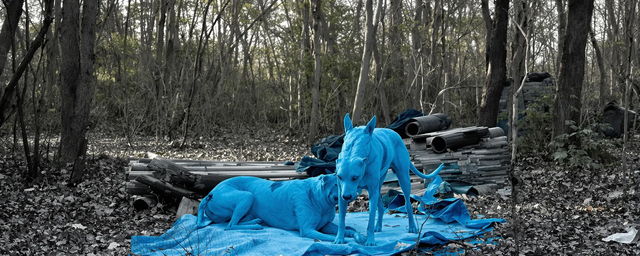 Cani blu a Chernobyl: il mistero della tinta svelato