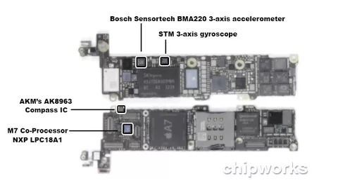 Apple A7 prodotto da Samsung, M7 da NXP