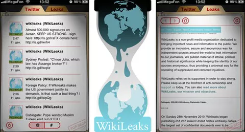 Apple rimuove Wikileaks dall'App Store