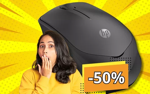 Mouse HP solo oggi a METÀ PREZZO: compralo col -50%, il TEMPO STRINGE