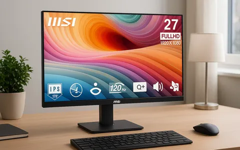 Un monitor perfetto per il lavoro e per il gaming: è di MSI e oggi costa pochissimo