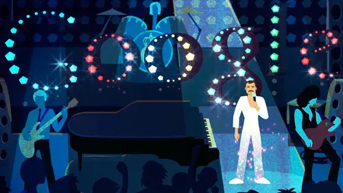 Google Doodle per celebrare Freddie Mercury