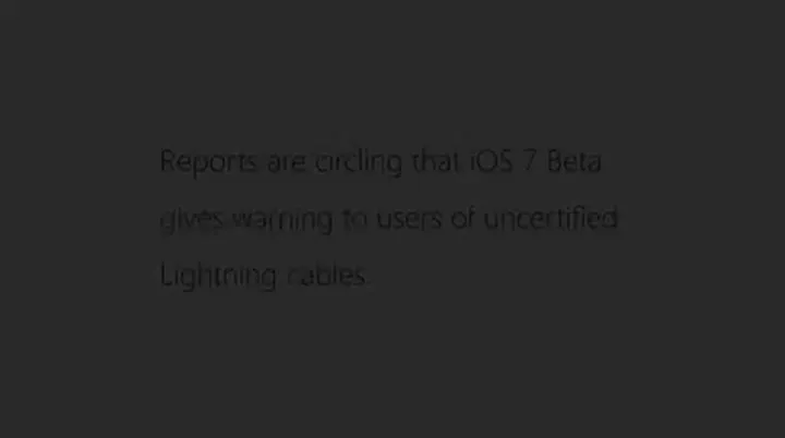 Crackato chip che consente lautenticazione dei cavi lightning su iOS 7