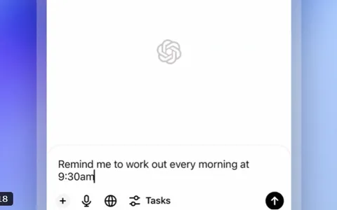 OpenAI lancia Tasks: la nuova funzione di ChatGPT per la Pianificazione