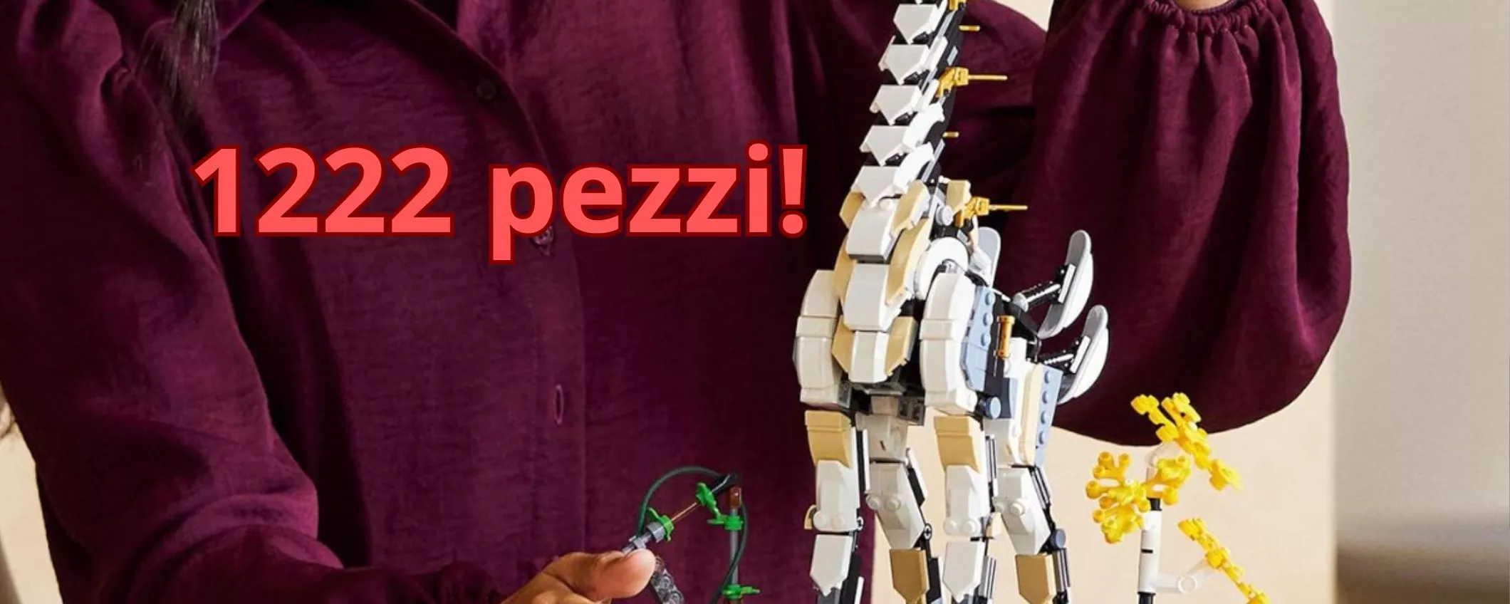 Costruisci Collolungo di Horizon Forbidden West in formato LEGO: ora lo paghi il 30% IN MENO!
