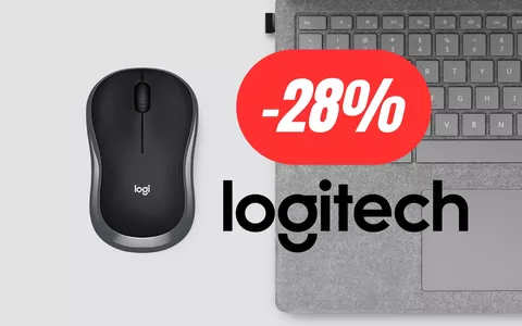 Mouse Logitech compatto e preciso, perfetto per l'ufficio (-28%)