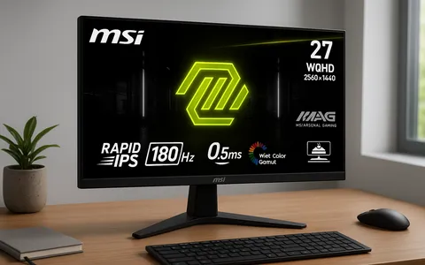 Monitor gaming a 180Hz (quasi) a metà prezzo, offerta Black Friday imperdibile