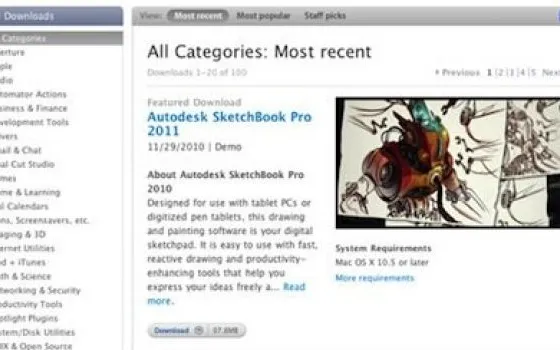 Il 6 gennaio chiude la sezione download del sito Apple