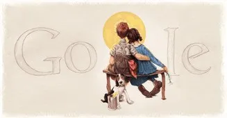 Google ricorda Norman Rockwell