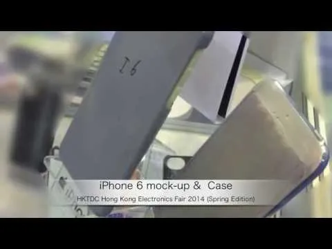 Hong Kong Electronics Fair 2014 : iPhone 6 mock-up &  Case
