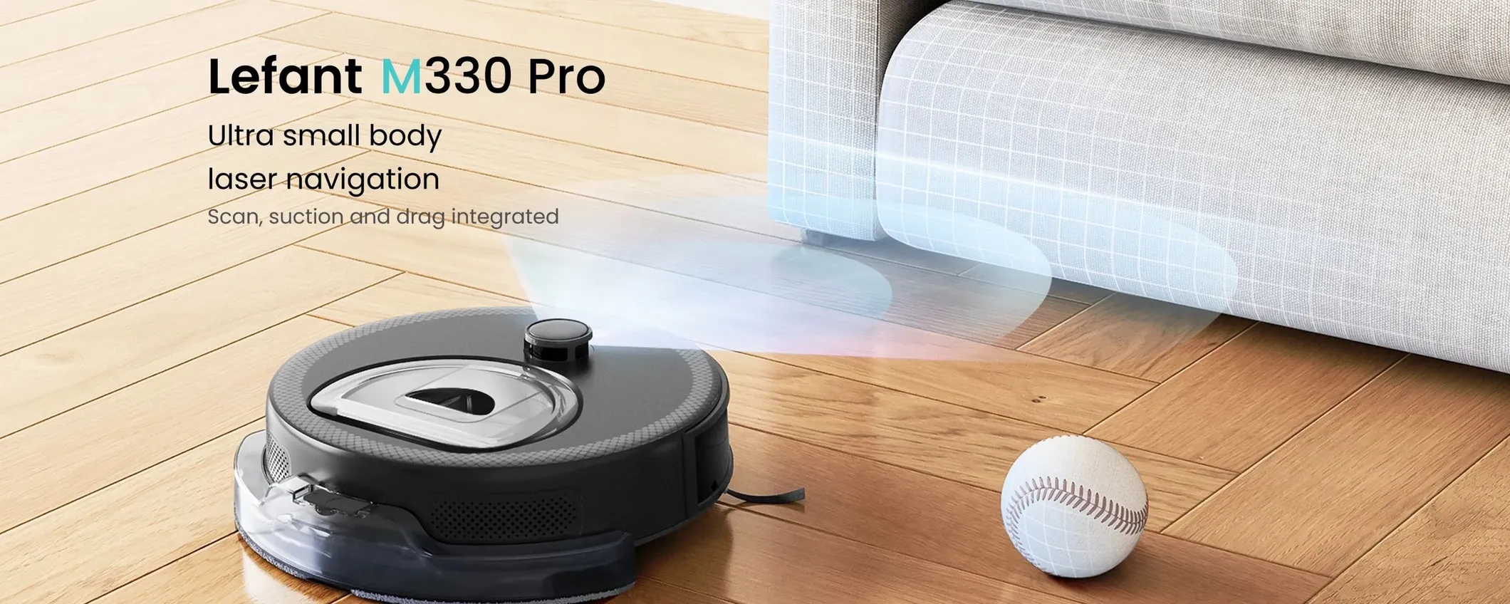 Lefant M330 Pro: il robot aspirapolvere 3 in 1 è in offerta a prezzo stracciato su Amazon