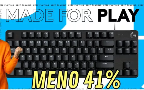 Logitech G G413 TKL SE, crolla il prezzo di questa super tastiera meccanica gaming! MENO 41 PER CENTO