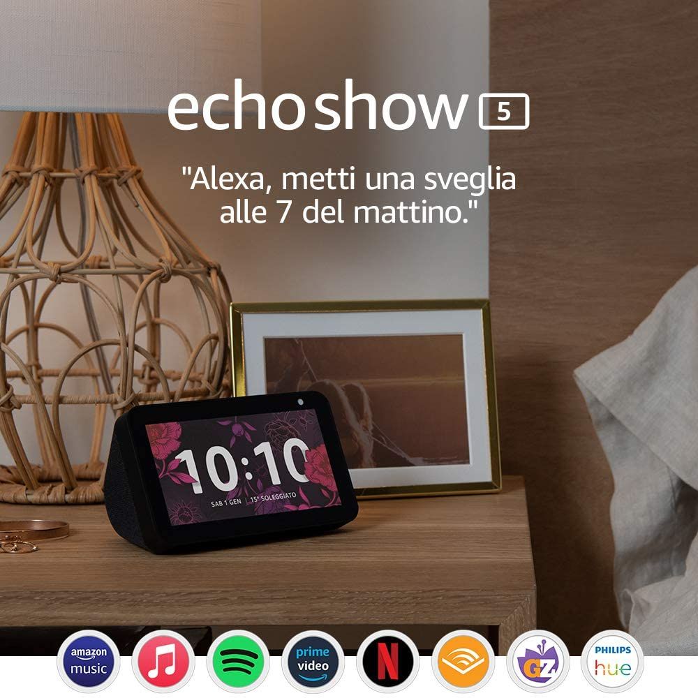 Echo Show 5 di 1ª generazione con Alexa, BOMBA  (-58%) - Webnews
