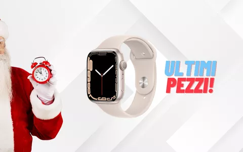 Regalo di Natale dell'ultimo secondo: Apple Watch Series 7 ricondizionato a soli 267,30€