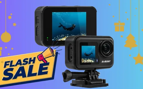 Idea regalo Natale: solo per oggi Action Cam impermeabile in sconto bomba (-44%)