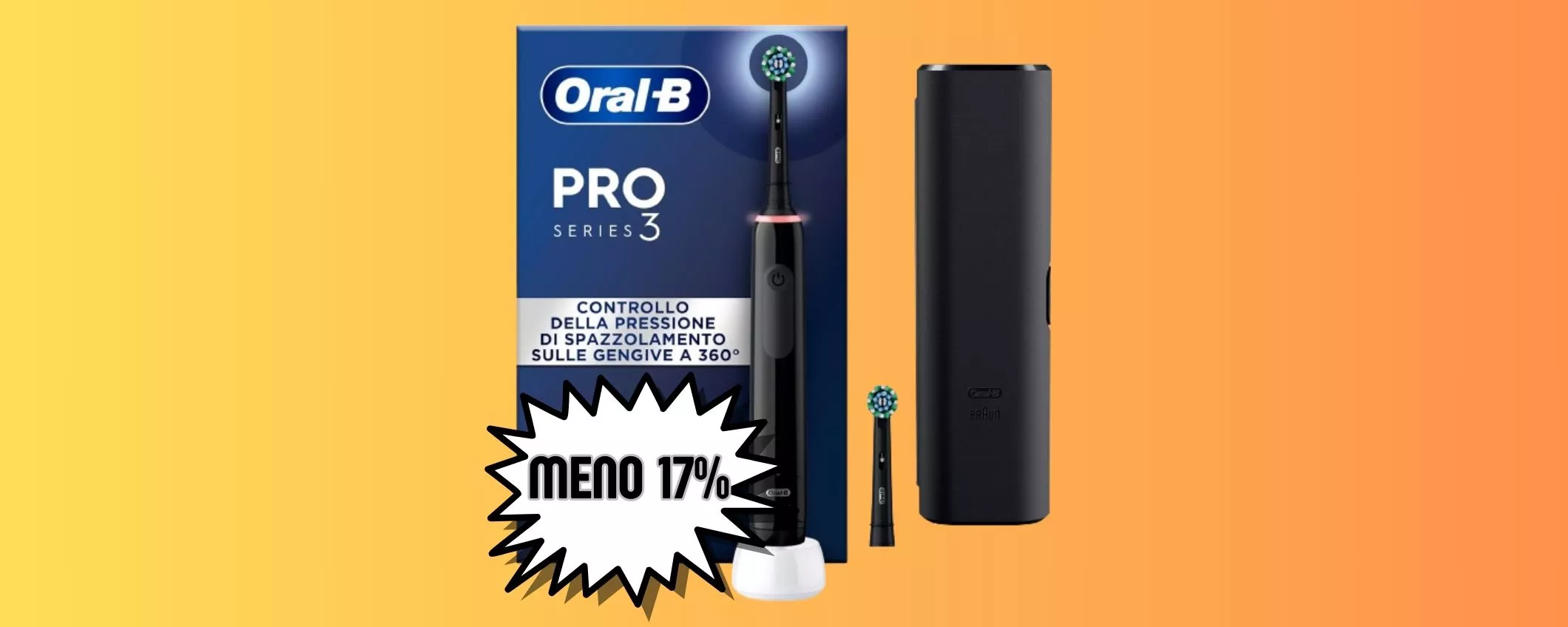 L'igiene orale in super sconto con Oral-B Spazzolino Elettrico Ricaricabile