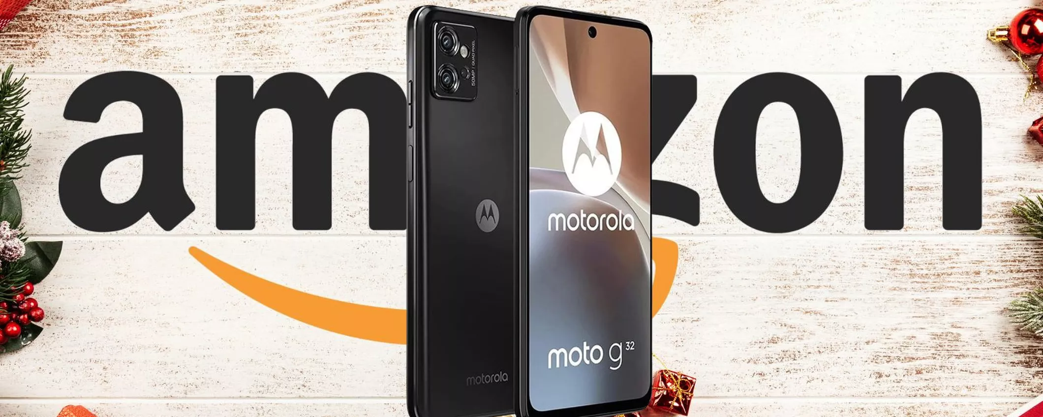 NATALE anticipato su Amazon: Motorola Moto G32 a MENO DI 100 EURO (-46%)
