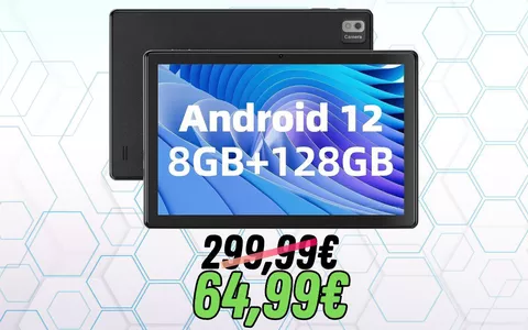 Tablet Android in DOPPIO SCONTO: costa meno di 65€