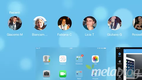 iOS 8, modificare o disabilitare i contatti nel Multi Tasking