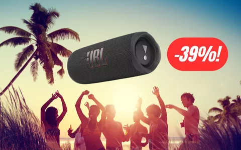 Ferragosto a suon di musica con la cassa JBL FLIPS 6 impermeabile ad un PREZZO REGALATO