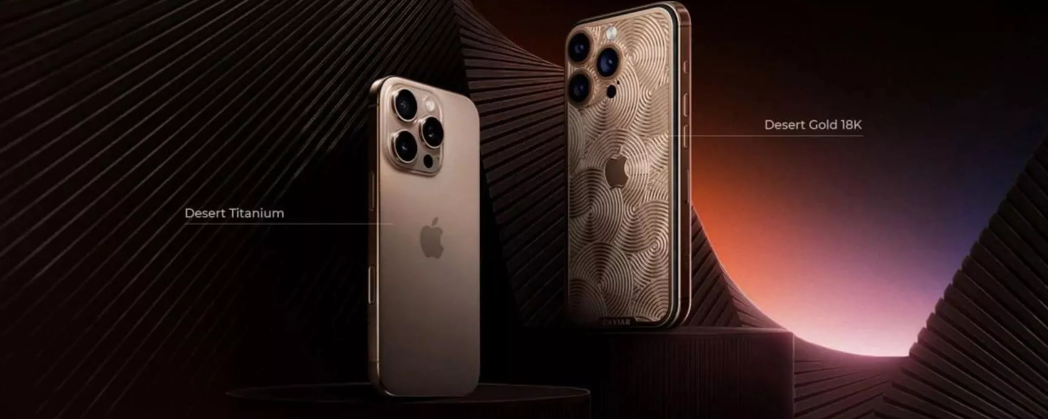 Caviar ha realizzato una versione esclusiva dell'iPhone 16 Pro in oro