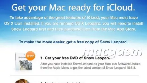 Snow Leopard gratis agli utenti MobileMe per passare ad iCloud