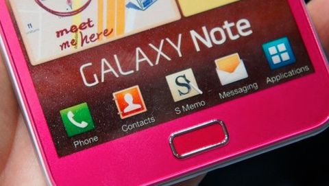 CeBIT 2012: Samsung Galaxy Note si veste di rosa