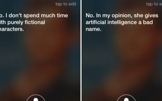 Siri risponde alle domande sul film Her
