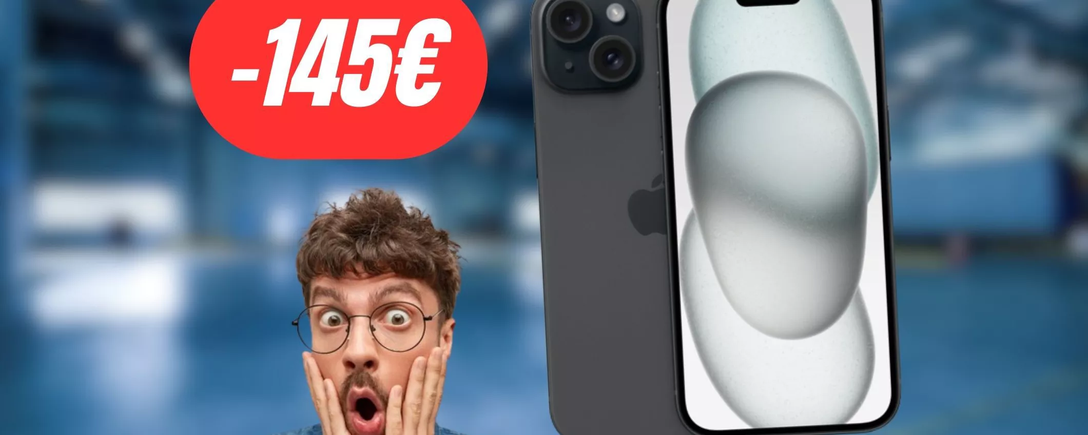 Oggi su eBay risparmi 145€ sull'acquisto di iPhone 15: PROMO IMPERDIBILE