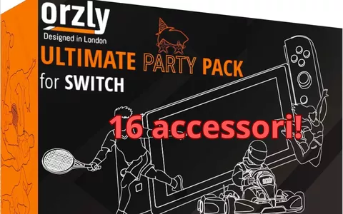 Hai Nintendo Switch? Non perderti il Pacchetto di Accessori PartyPack a soli 44 euro!