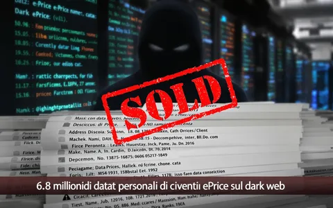Furto di dati su ePrice: 6,8 milioni di clienti coinvolti