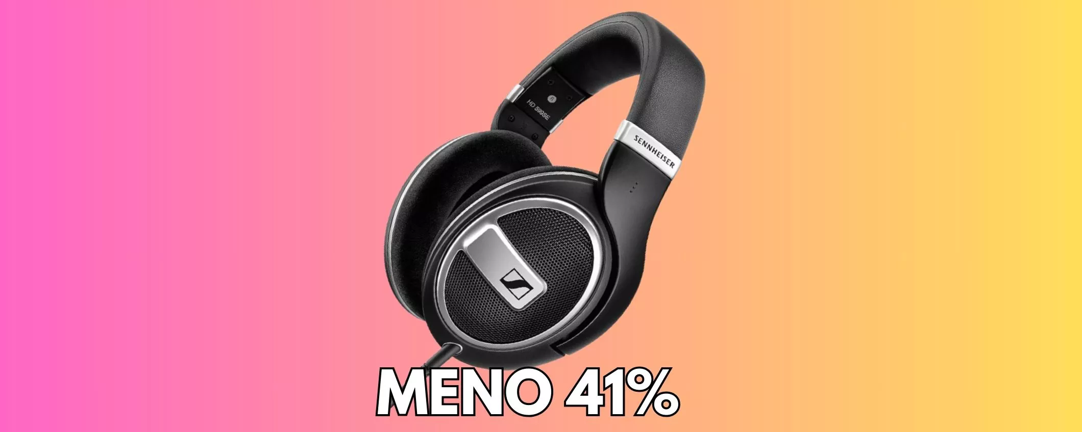 Tutta la qualità delle cuffie Sennheiser HD 599 col MENO 41 PER CENTO Amazon