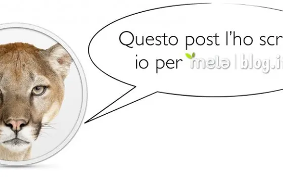 Questo post l'ha scritto Mountain Lion