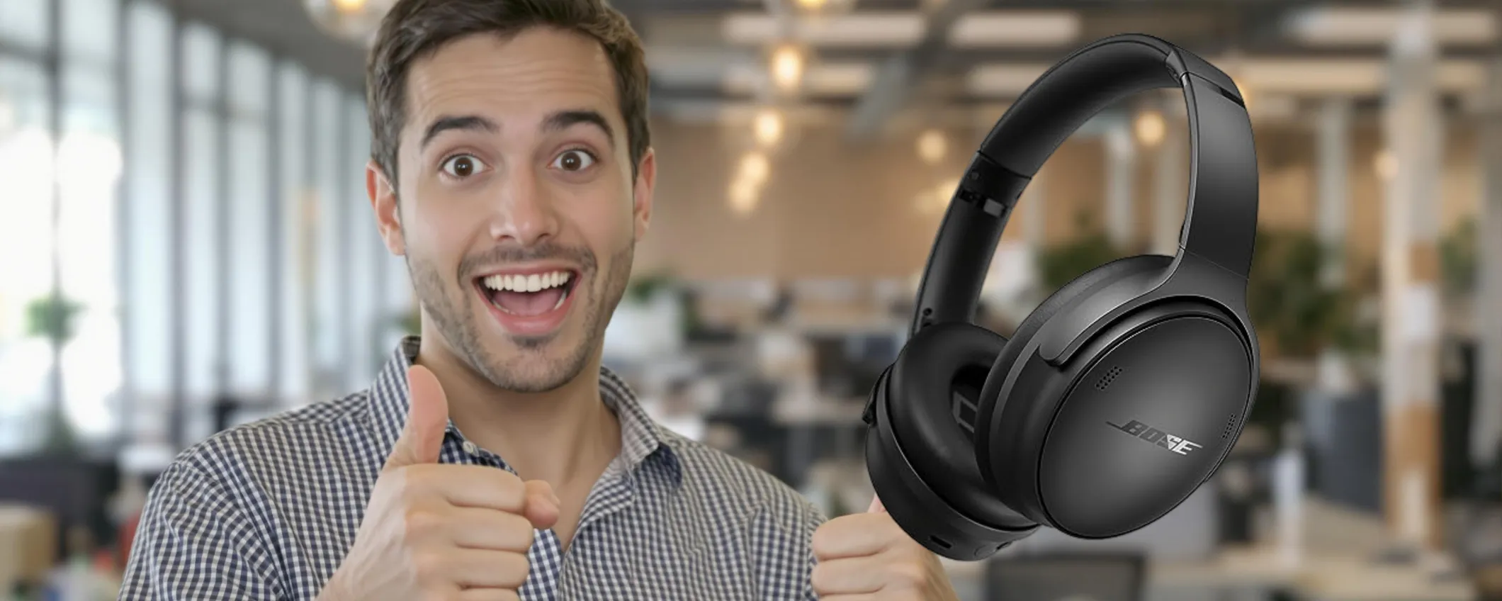Bose QuietComfort: cuffie premium a quasi metà prezzo su Amazon