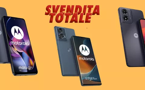 FUORITUTTO Motorola: smartphone TOP DI GAMMA scontati fino al -43%