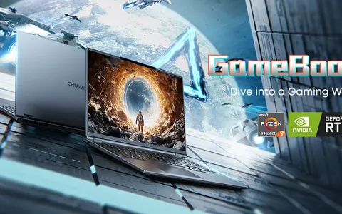 CHUWI lancia GameBook: laptop Gaming con Ryzen 9 e RTX 5070 Ti