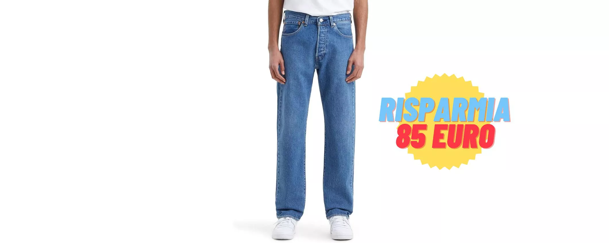 Levi's 501 Original Fit: i jeans PIÙ ICONICI a soli €35,99 (-70%)