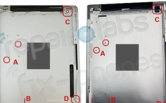 La presunta scocca dell'iPad 3 rivela alcuni cambiamenti
