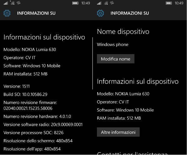 Windows 10 Mobile, Build 10586.29