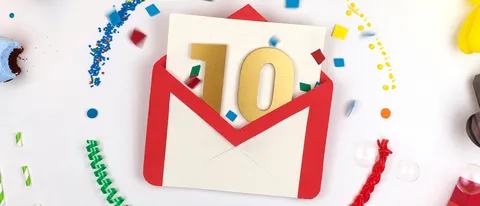 Gmail compie dieci anni
